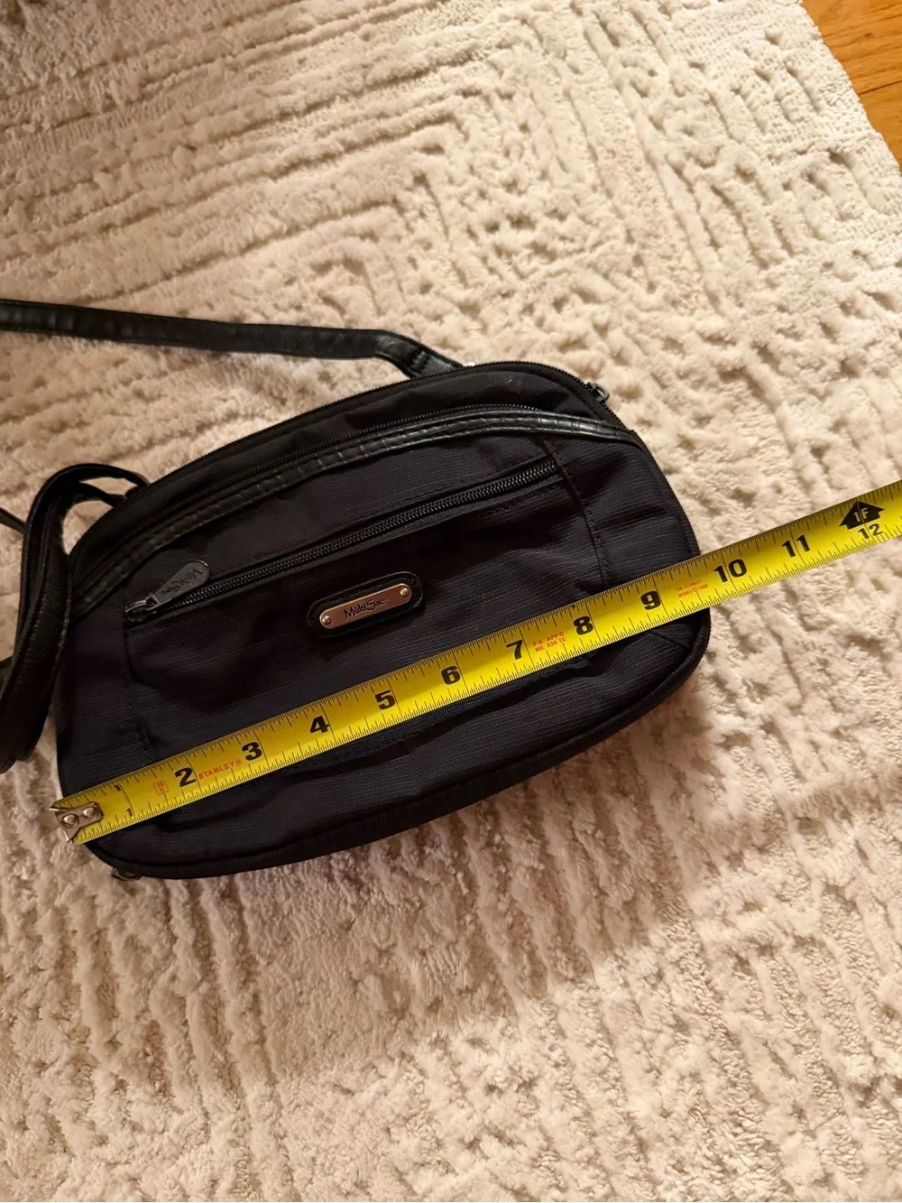 MultiSac Black Crossbody Women's Shoulder Bag